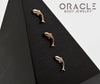 14K Gold Koi (Left Facing) Threadless End