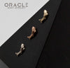 14K Gold Koi (Left Facing) Threadless End