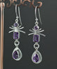 Sterling Silver Amethyst Earrings