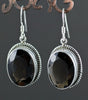 Sterling Silver Smoky Quartz Earrings