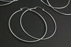 Sterling Silver Large Hoops