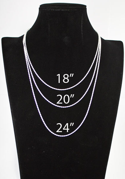 Sterling Silver Rope Chains