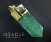 Zuul Pendant with Green Fluorite Point and Turquoise Accents