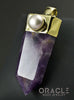 Zuul Pendant with Amethyst Point and Pearl Accents