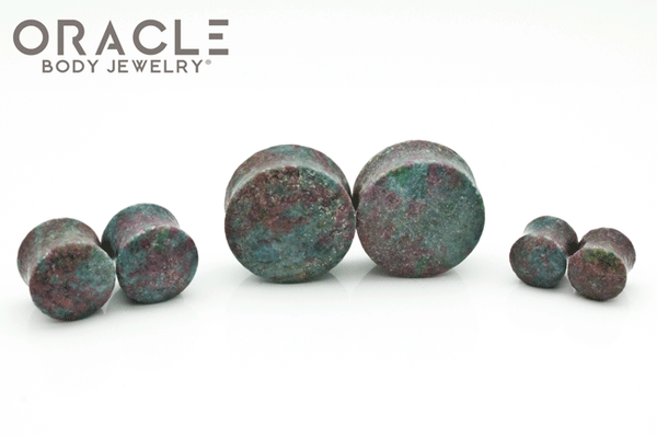 Ruby in Kyanite Double Flare Plugs