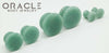 Aventurine Mayan Style Flare Plugs