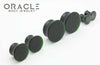 Green Goldstone Mayan Style Flare Plugs