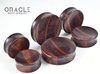 Red Tiger Eye Concave Solid Double Flare Plugs