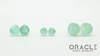 Green Fluorite Single Flare Plugs