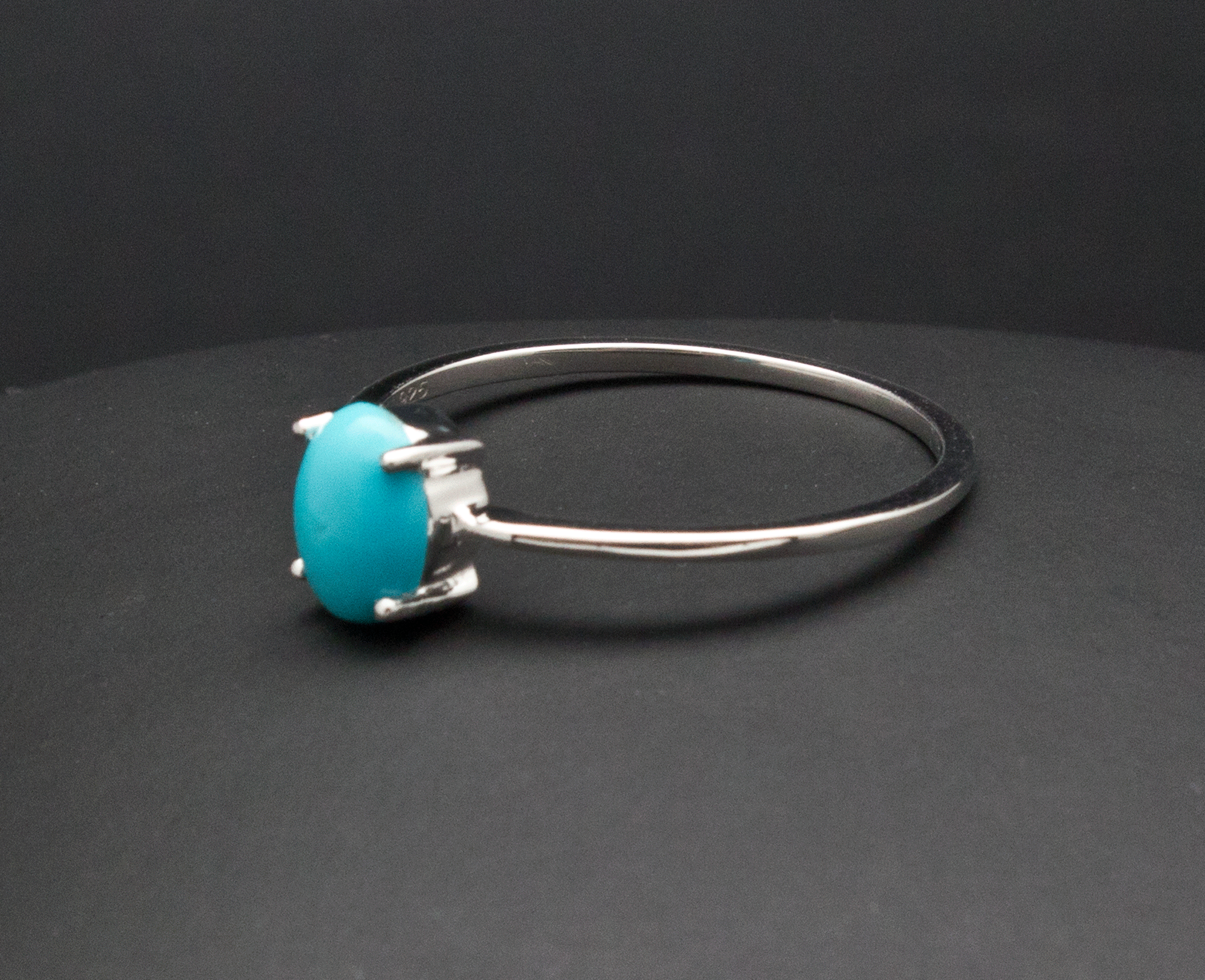 Sterling Silver Turquoise Ring Sizes 5 through 10