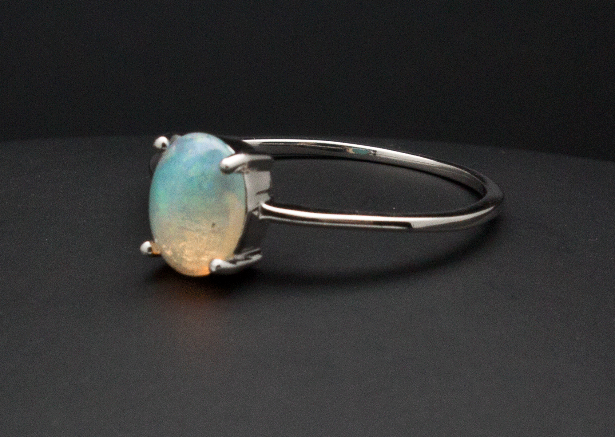 Ethiopian Opal Ring Sizes 5 through 10