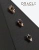 14k Smoky Quartz with Diamond Threadless End