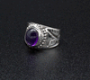 Sterling Silver Amethyst Ring Size 6.5