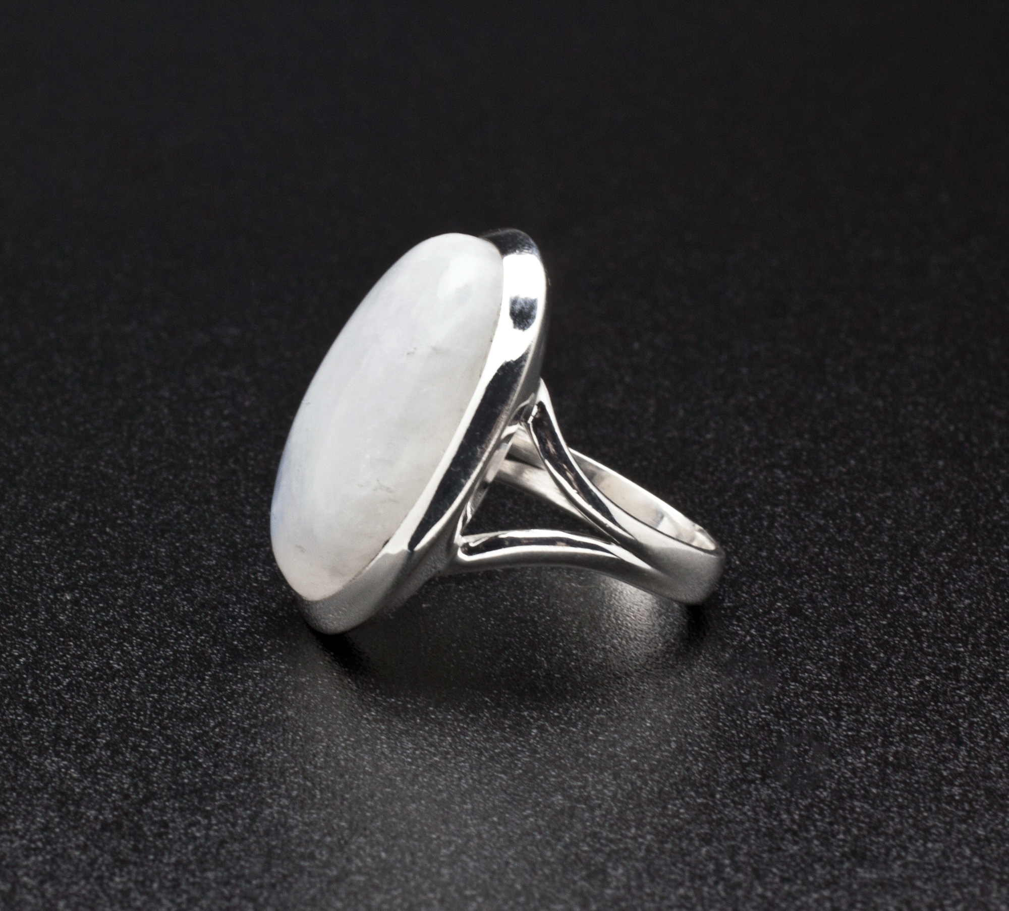Sterling Silver Moonstone Ring Size 7