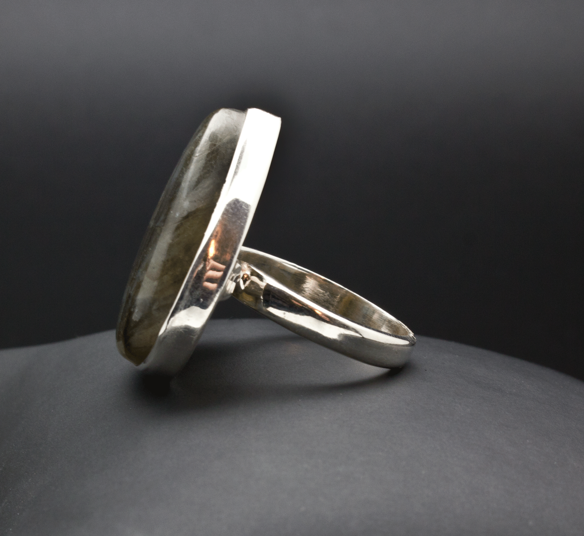 Sterling Silver Labradorite Ring Size 7