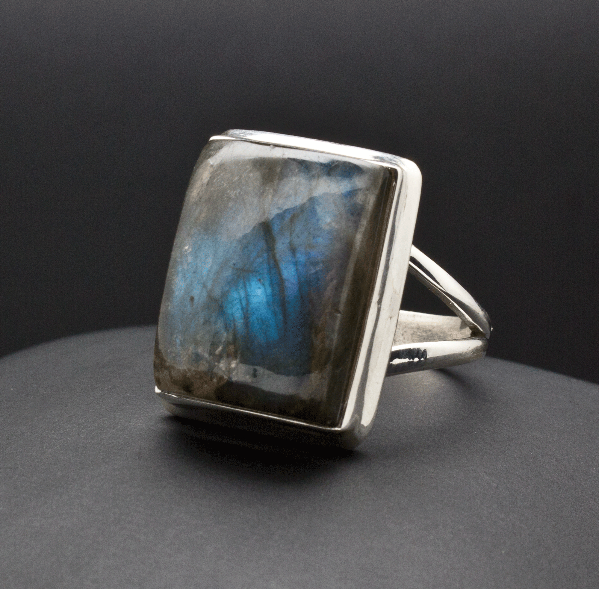 Sterling Silver Labradorite Ring Size 7