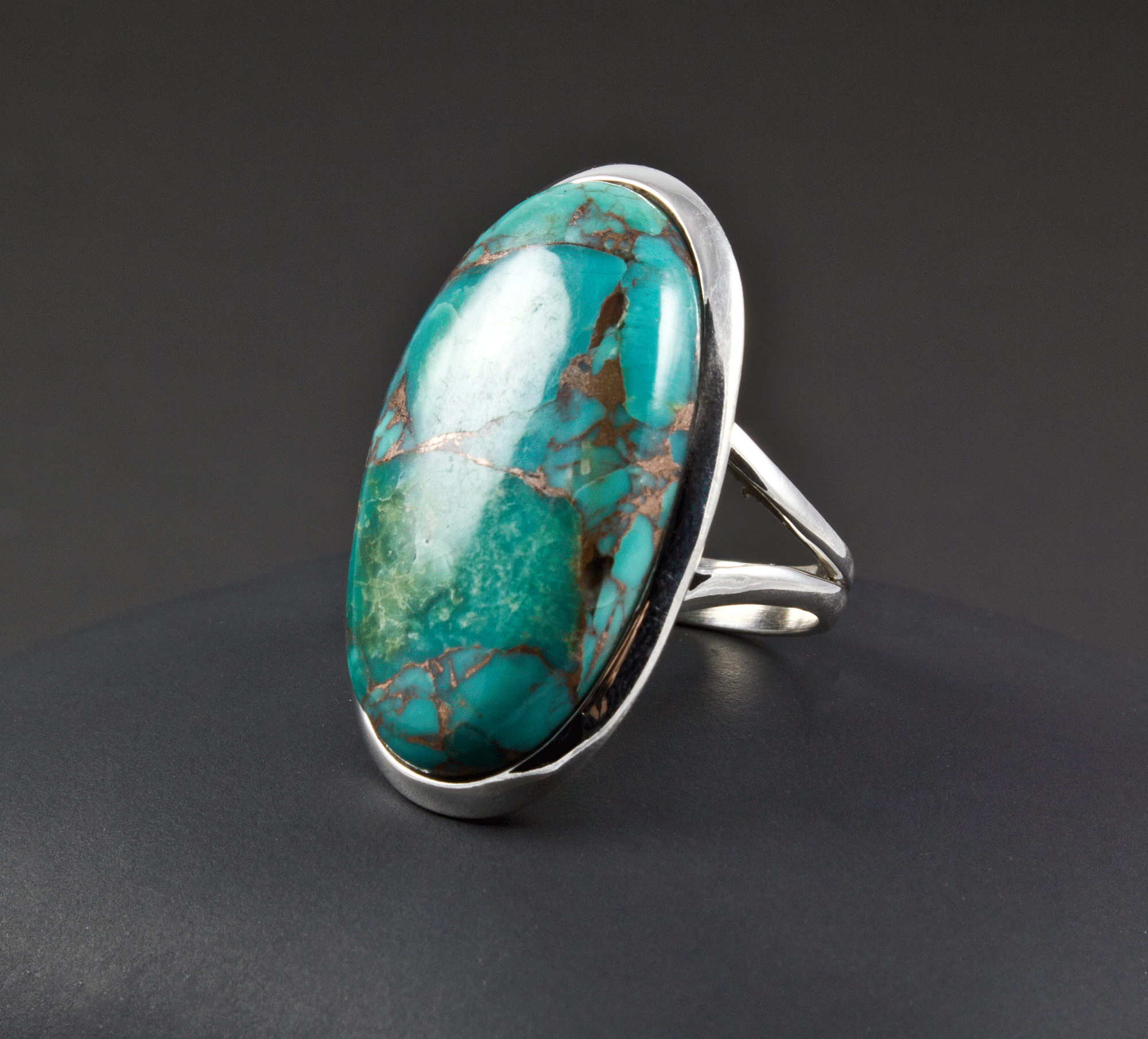 Sterling Silver Turquoise Ring Size 7