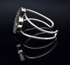 Sterling Silver Pyritized Ammonite Bracelet