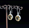 Sterling Silver Faceted Citrine Earrings