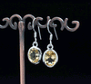 Sterling Silver Faceted Citrine Earrings