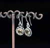 Sterling Silver Faceted Citrine Earrings