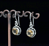 Sterling Silver Faceted Citrine Earrings