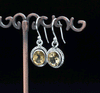 Sterling Silver Faceted Citrine Earrings