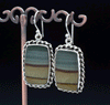 Sterling Silver Wildhorse Picture Jasper Earrings