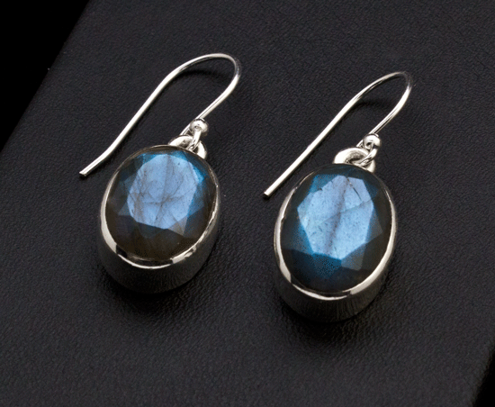 Sterling Silver Labradorite Earrings