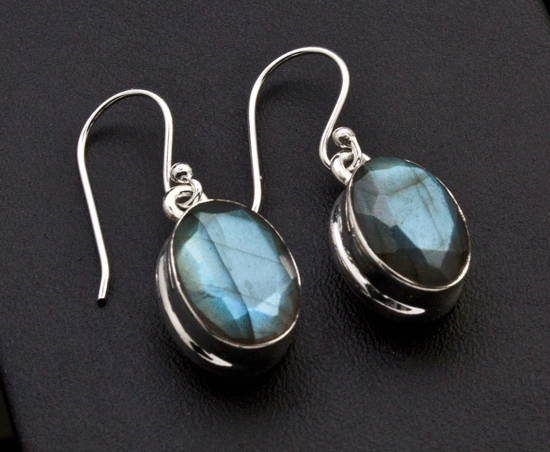 Sterling Silver Labradorite Earrings