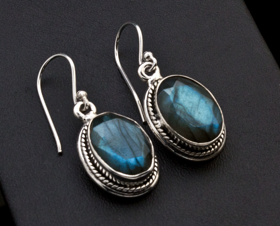 Sterling Silver Labradorite Earrings