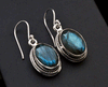 Sterling Silver Labradorite Earrings
