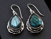 Sterling Silver Labradorite Earrings