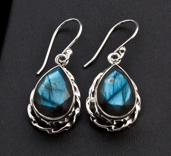 Sterling Silver Labradorite Earrings