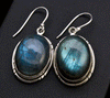 Sterling Silver Labradorite Earrings