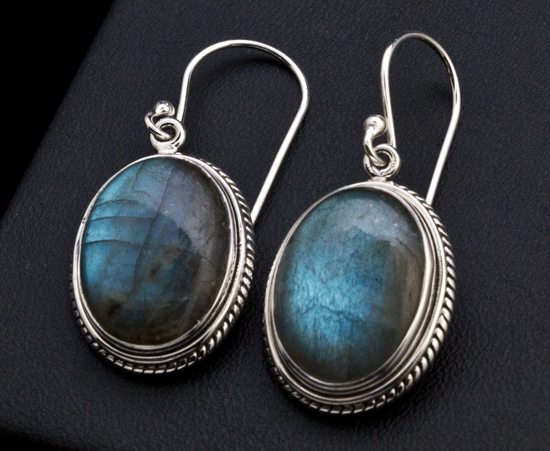 Sterling Silver Labradorite Earrings
