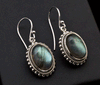 Sterling Silver Labradorite Earrings