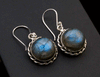 Sterling Silver Labradorite Earrings