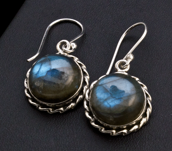 Sterling Silver Labradorite Earrings