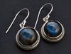 Sterling Silver Labradorite Earrings
