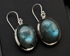 Sterling Silver Labradorite Earrings