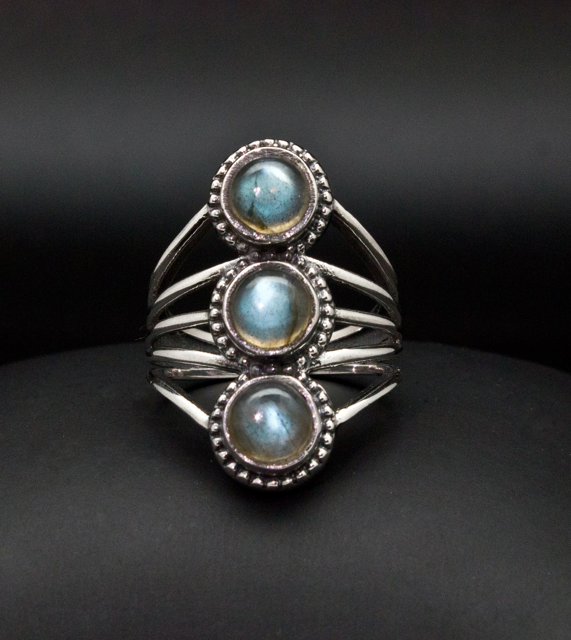 Sterling Silver Labradorite Ring Size 6.5