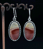 Sterling Silver Mookaite Earrings