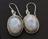 Sterling Silver Moonstone Earrings