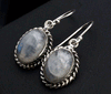 Sterling Silver Moonstone Earrings