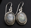 Sterling Silver Moonstone Earrings