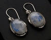 Sterling Silver Moonstone Earrings