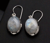 Sterling Silver Moonstone Earrings