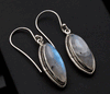 Sterling Silver Moonstone Earrings