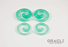 Mint Opalite Spirals